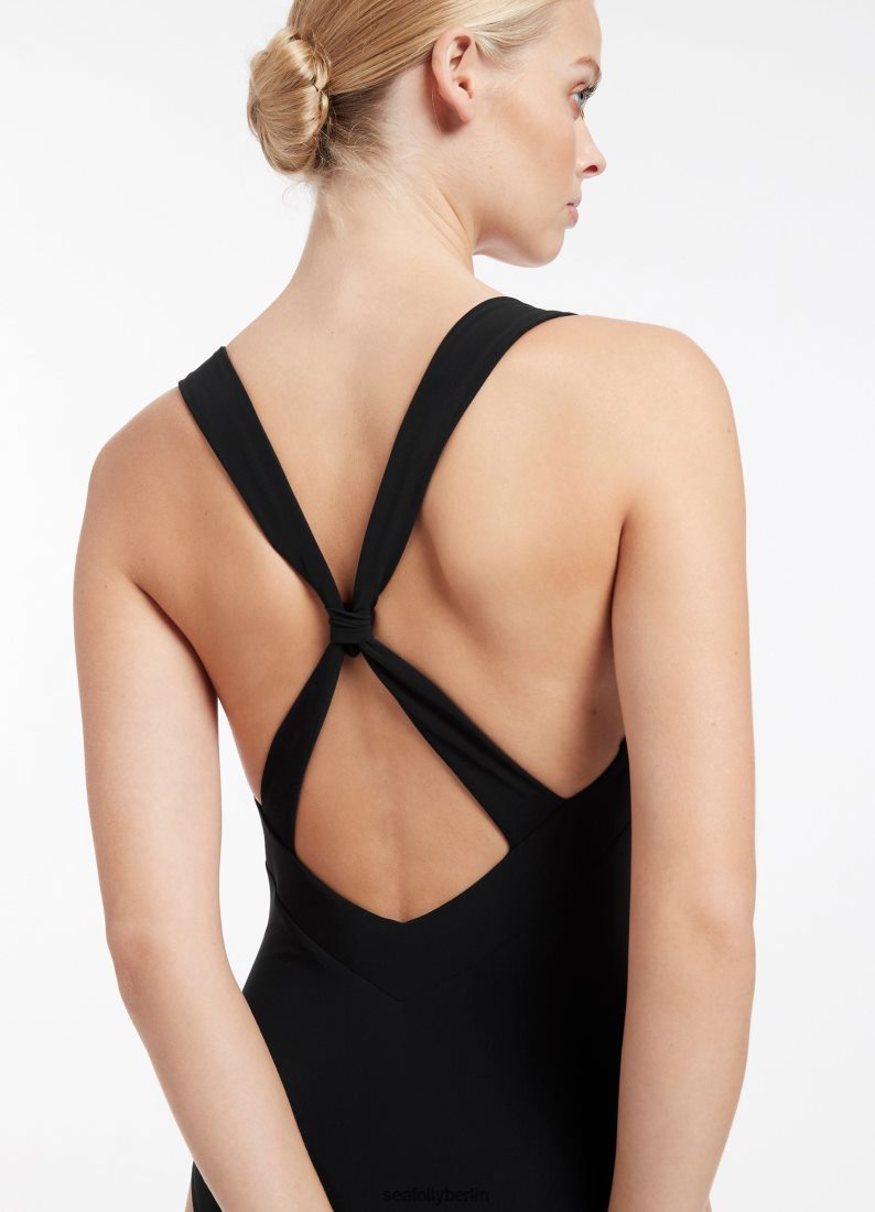 Badebekleidung Seafolly Jetset Infinity One Piece Schwarz Frauen 6RVZTV24