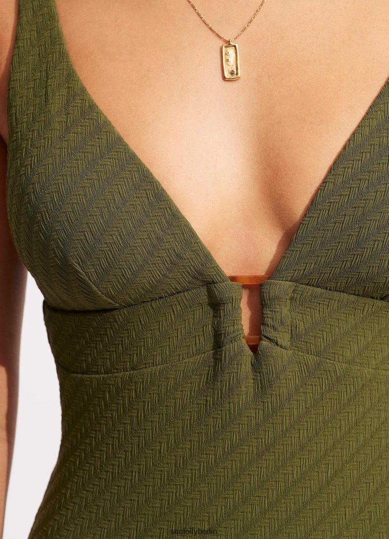 Badebekleidung Seafolly Weide ein Stück Avocado Frauen 6RVZTV57