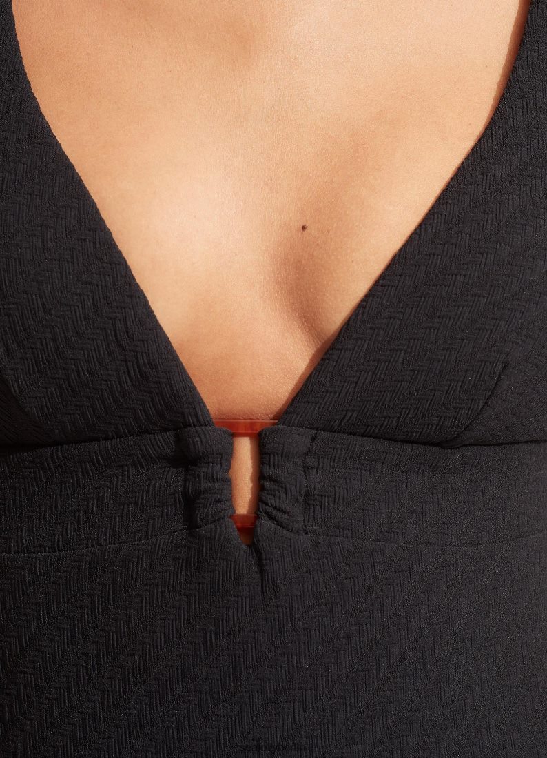 Badebekleidung Seafolly Weide ein Stück Schwarz Frauen 6RVZTV53