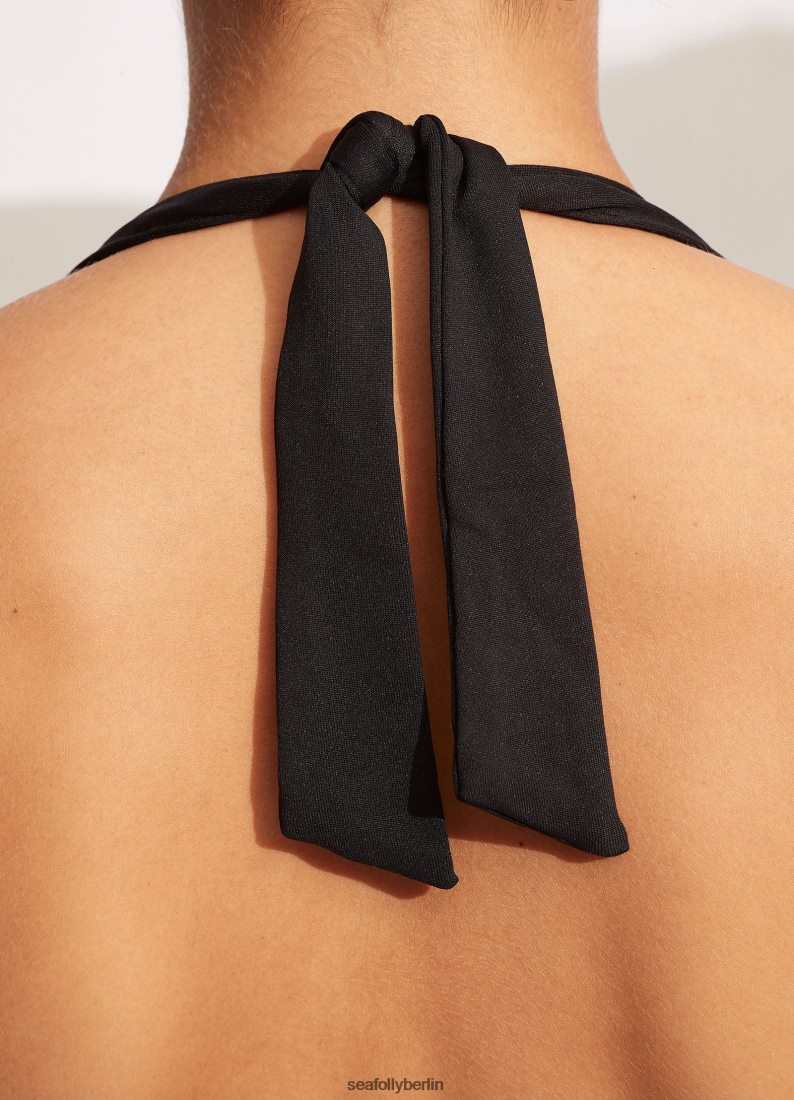 Badebekleidung Seafolly kollektiver Boyleg-Einteiler Schwarz Frauen 6RVZTV13