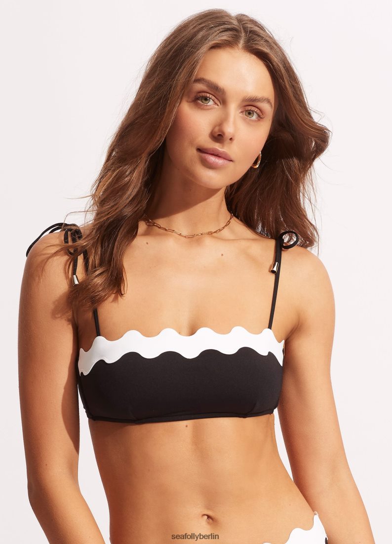 Badebekleidung Seafolly Gia Rac Bustier Bandeau Schwarz Frauen 6RVZTV566
