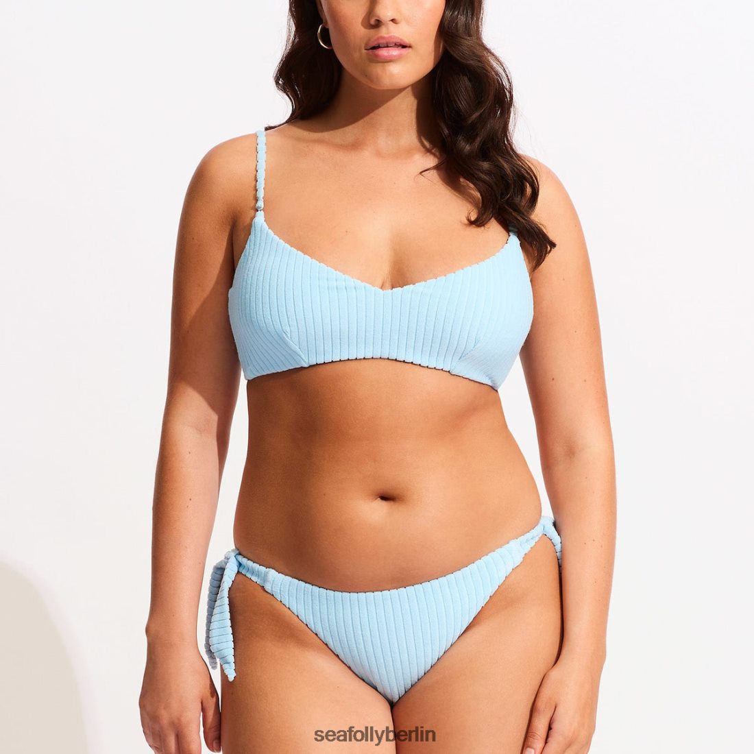 Badebekleidung Seafolly Havanna-Bralette puderblau Frauen 6RVZTV567