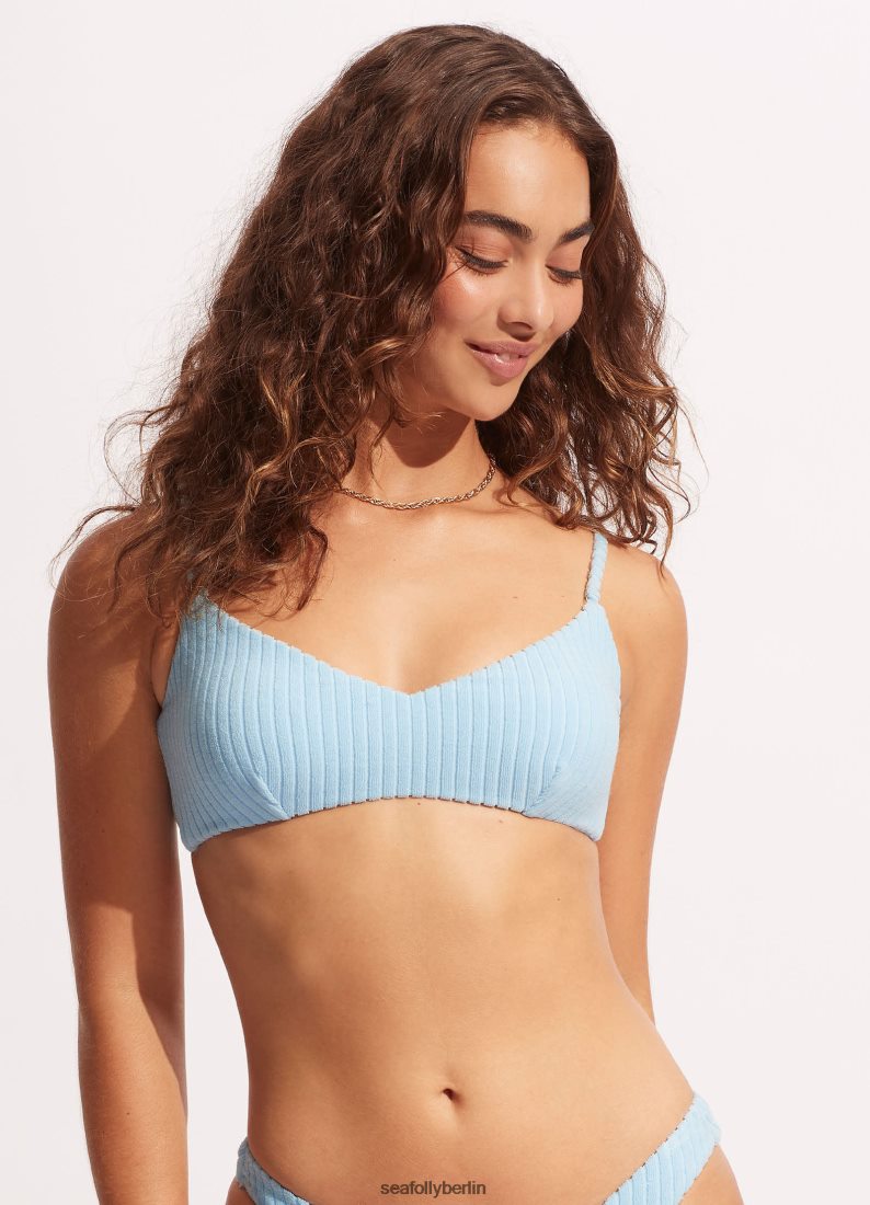 Badebekleidung Seafolly Havanna-Bralette puderblau Frauen 6RVZTV567