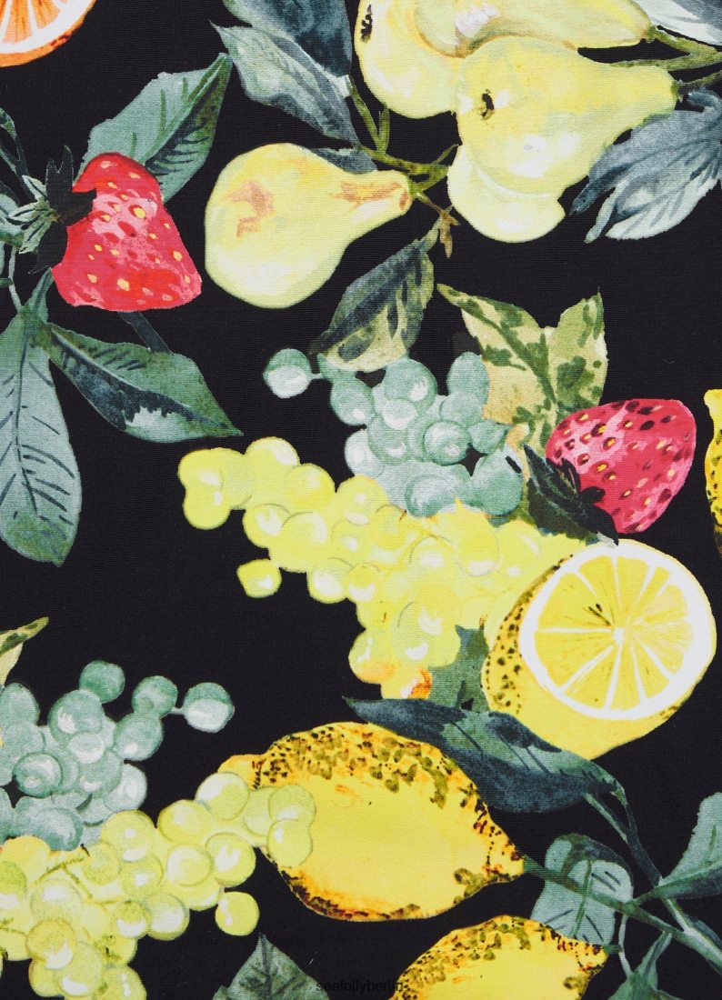 Badebekleidung Seafolly Lemoncello-Bralette mit Kordelzug Schwarz Frauen 6RVZTV629