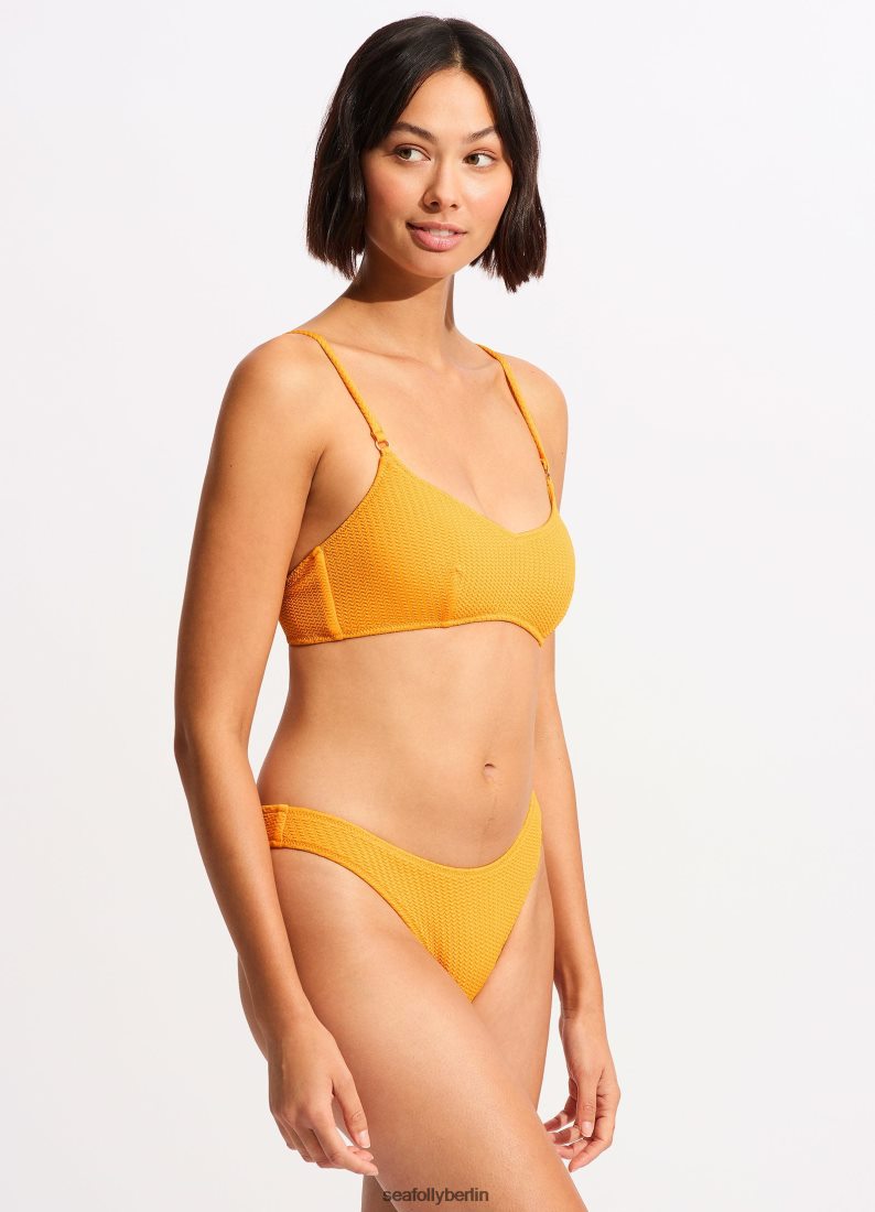 Badebekleidung Seafolly Meerestauch-Bralette Steinmelone Frauen 6RVZTV348