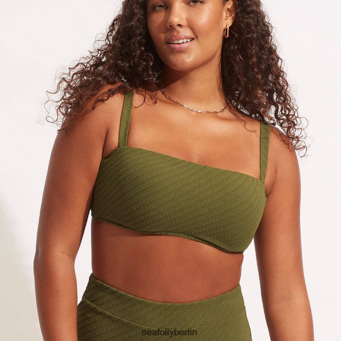 Badebekleidung Seafolly Weiden-Tank-BH Avocado Frauen 6RVZTV230