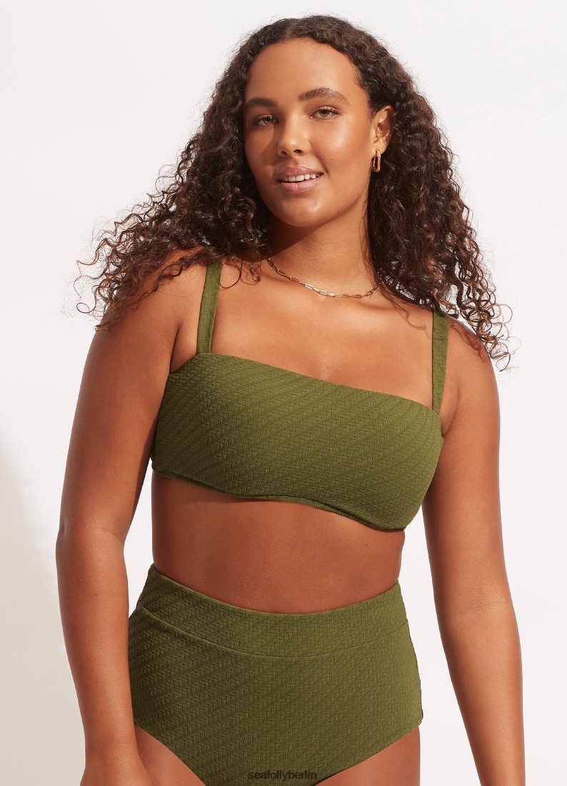 Badebekleidung Seafolly Weiden-Tank-BH Avocado Frauen 6RVZTV230