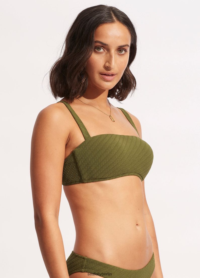 Badebekleidung Seafolly Weiden-Tank-BH Avocado Frauen 6RVZTV230