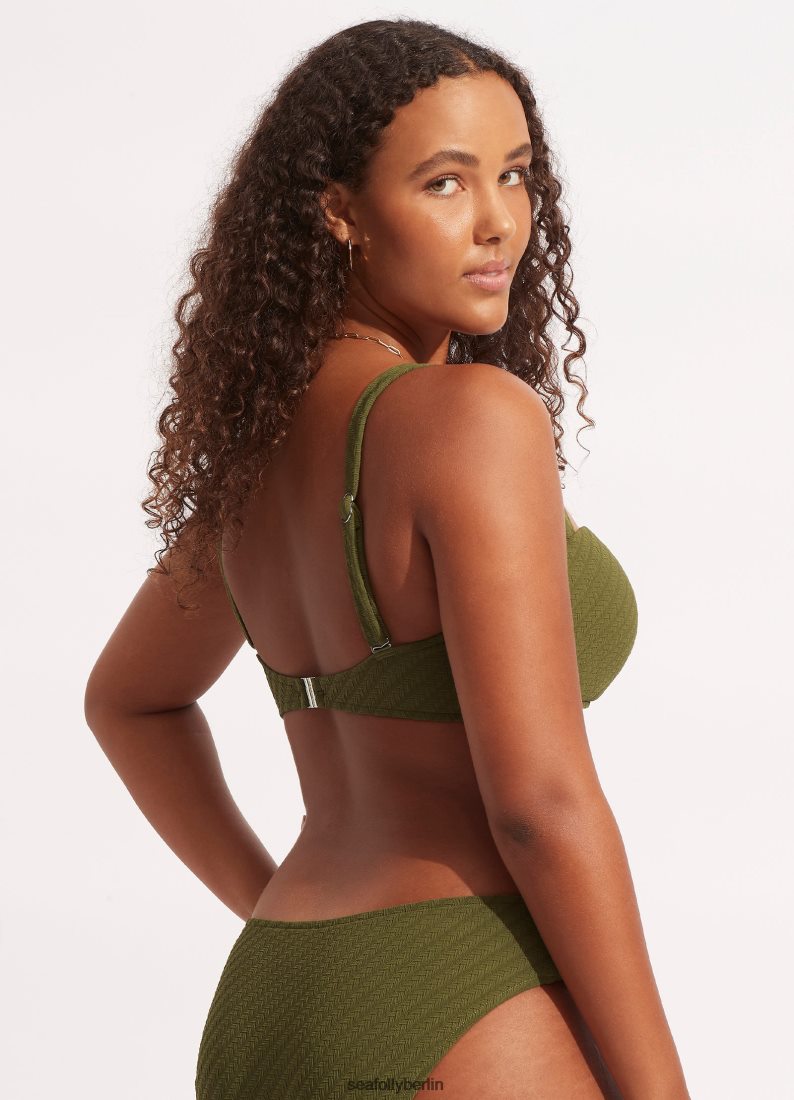 Badebekleidung Seafolly Weiden-Tank-BH Avocado Frauen 6RVZTV230