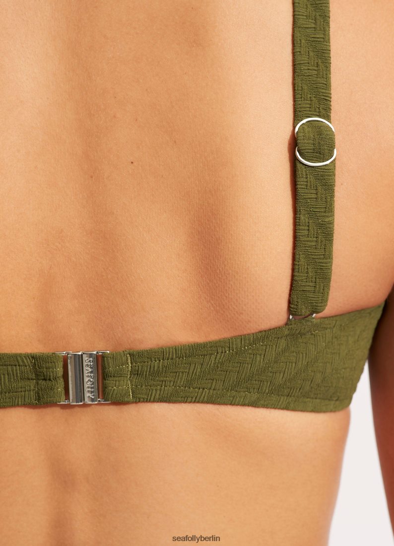 Badebekleidung Seafolly Weiden-Tank-BH Avocado Frauen 6RVZTV230