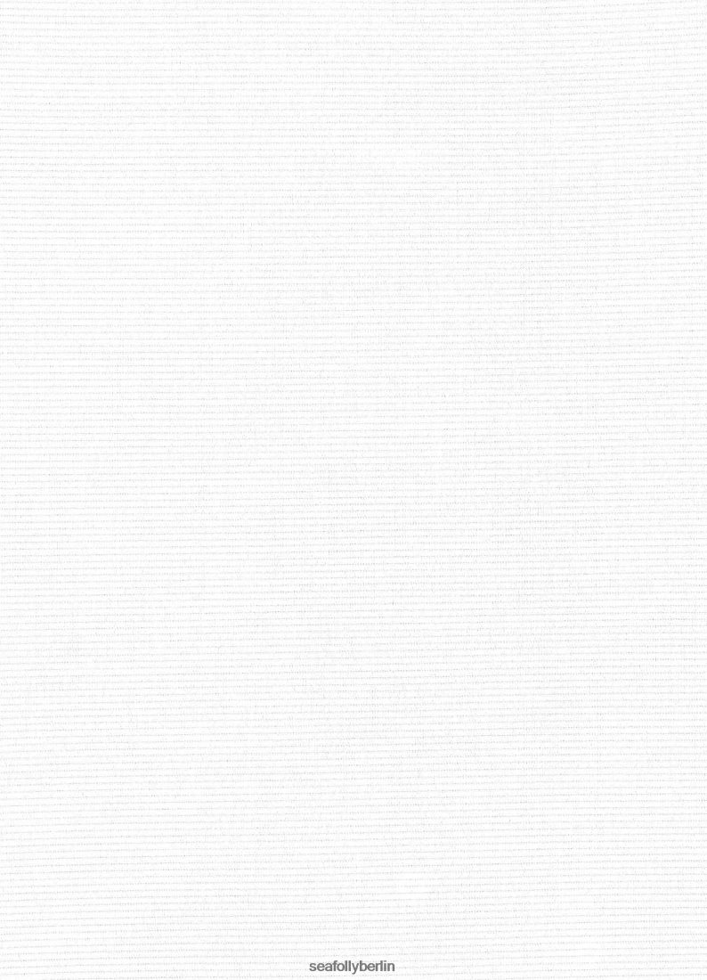 Badebekleidung Seafolly Minimales Bandeau-Bikinioberteil „Isla Rib“. Creme Frauen 6RVZTV411