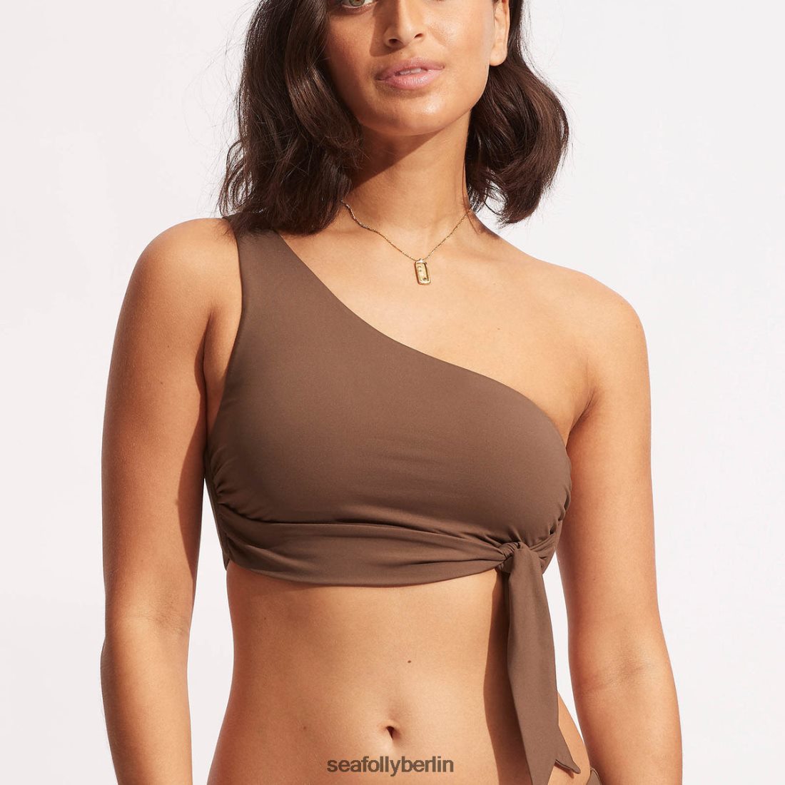 Badebekleidung Seafolly Kollektives One-Shoulder-Top Tiramisu Frauen 6RVZTV580