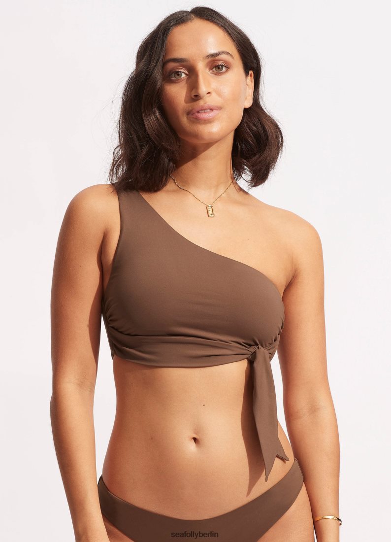 Badebekleidung Seafolly Kollektives One-Shoulder-Top Tiramisu Frauen 6RVZTV580