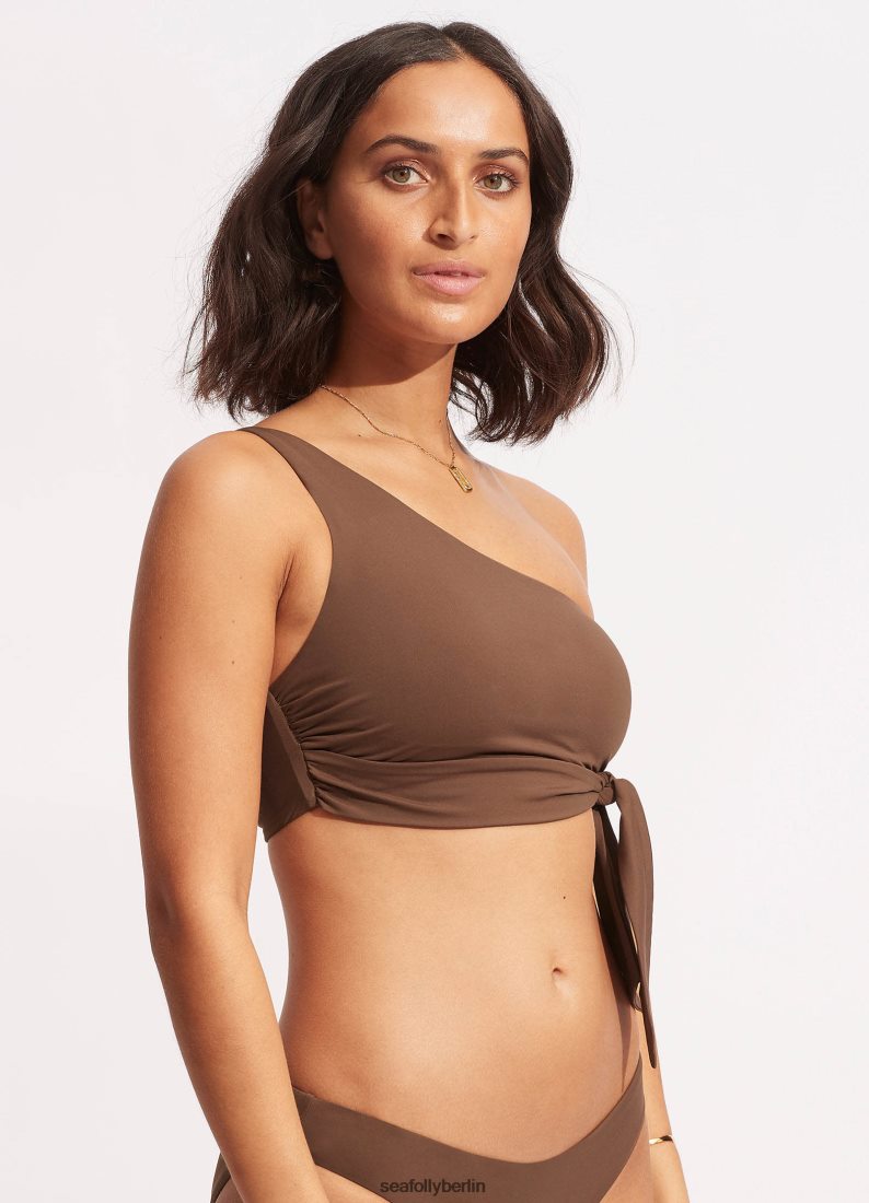 Badebekleidung Seafolly Kollektives One-Shoulder-Top Tiramisu Frauen 6RVZTV580
