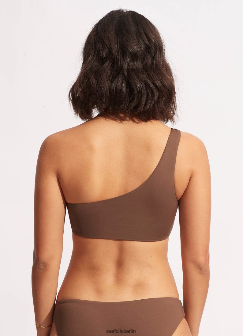 Badebekleidung Seafolly Kollektives One-Shoulder-Top Tiramisu Frauen 6RVZTV580