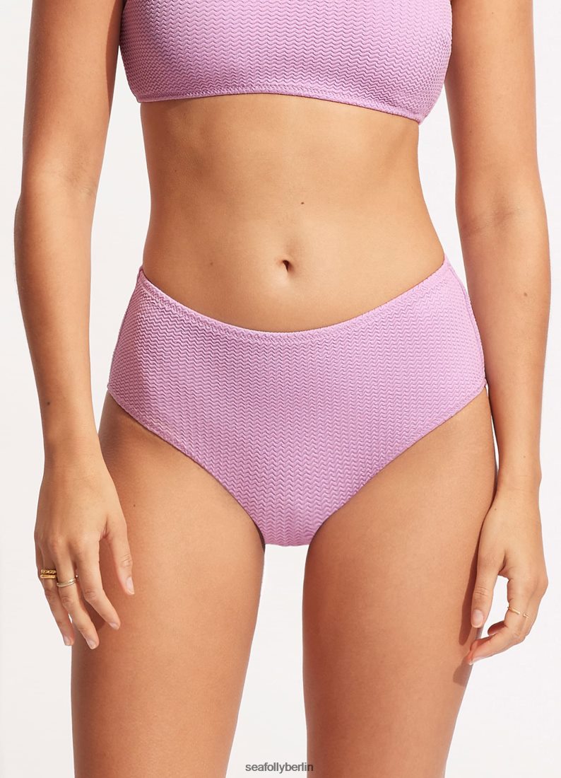 Badebekleidung Seafolly Meerestauchen breite Seite Retro lila Frauen 6RVZTV618