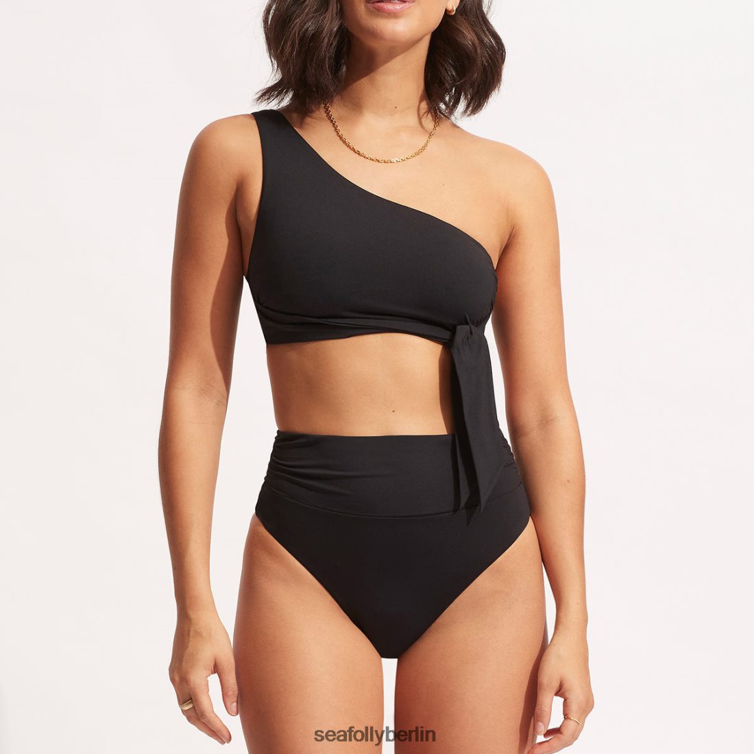 Badebekleidung Seafolly kollektives High-Cut-Rio Schwarz Frauen 6RVZTV206