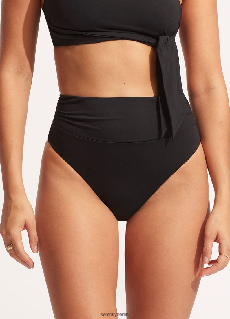 Badebekleidung Seafolly kollektives High-Cut-Rio Schwarz Frauen 6RVZTV206