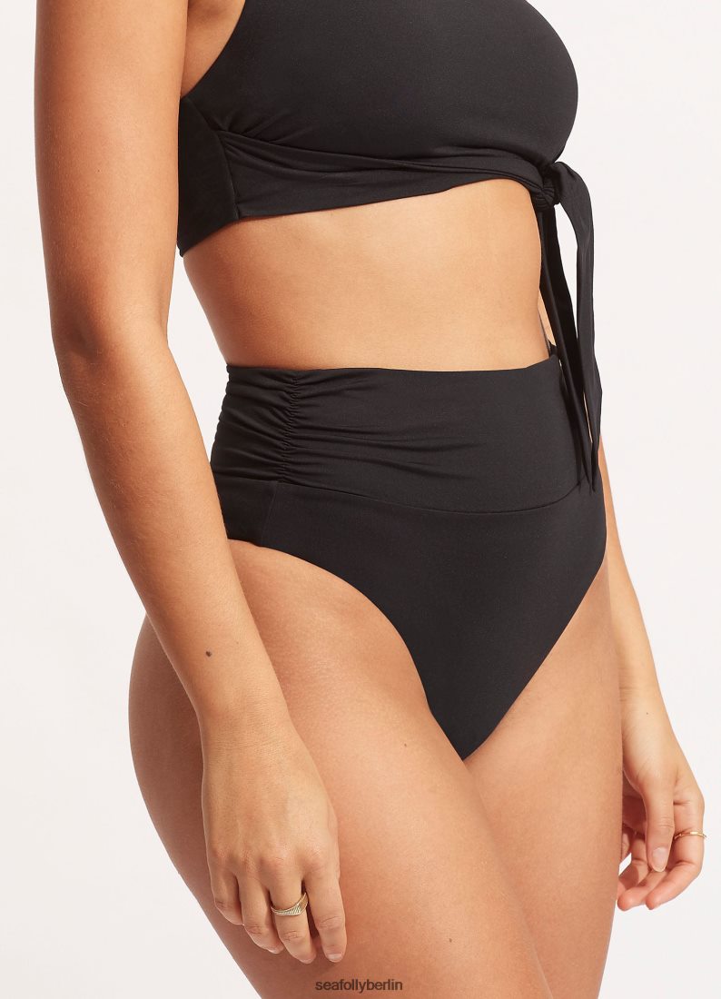 Badebekleidung Seafolly kollektives High-Cut-Rio Schwarz Frauen 6RVZTV206