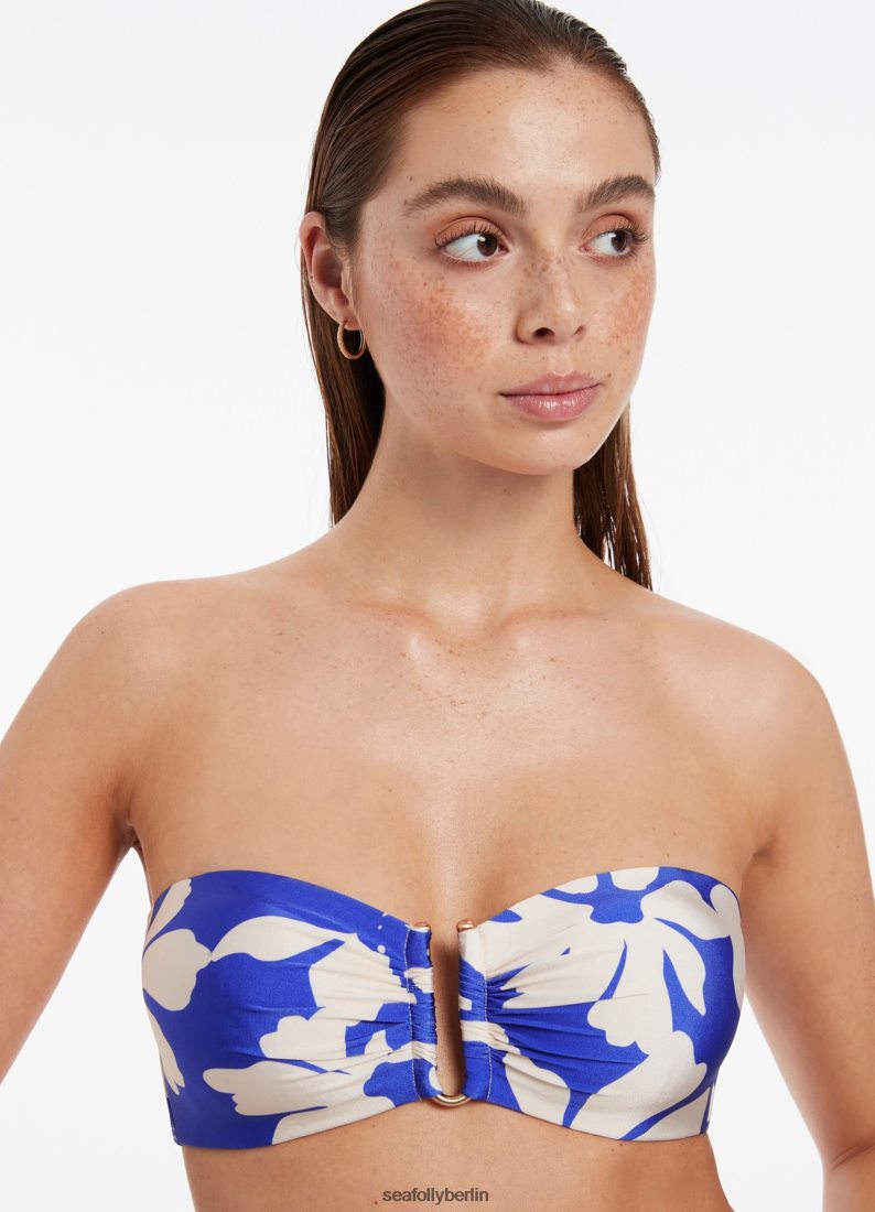Badebekleidung Seafolly Emporio Bandeau-Oberteil Saphir Frauen 6RVZTV380