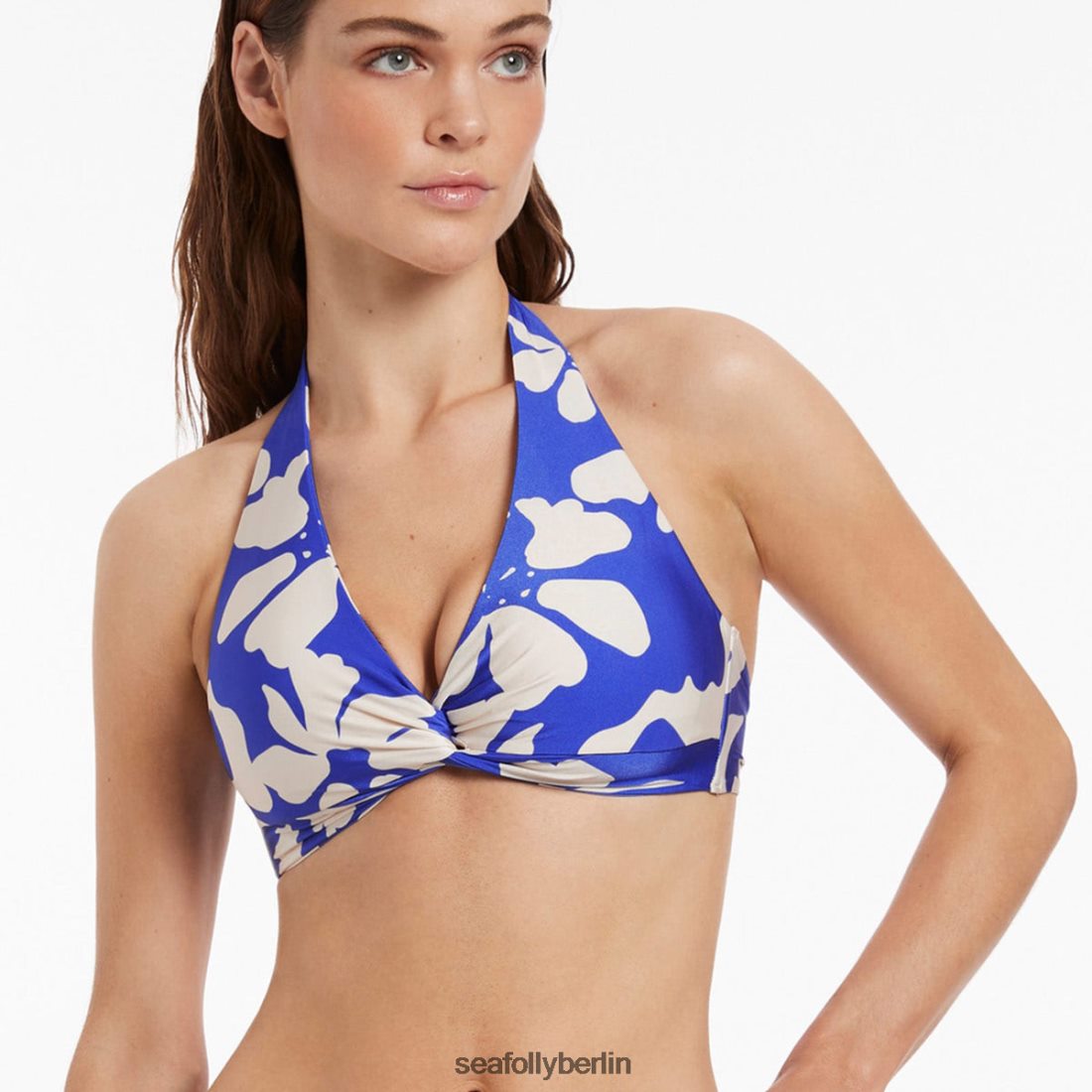 Badebekleidung Seafolly Emporio D-DD Twist-Front-Oberteil Saphir Frauen 6RVZTV468