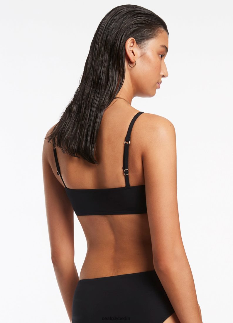 Badebekleidung Seafolly Jetset-Tanktop zum Überziehen Schwarz Frauen 6RVZTV298