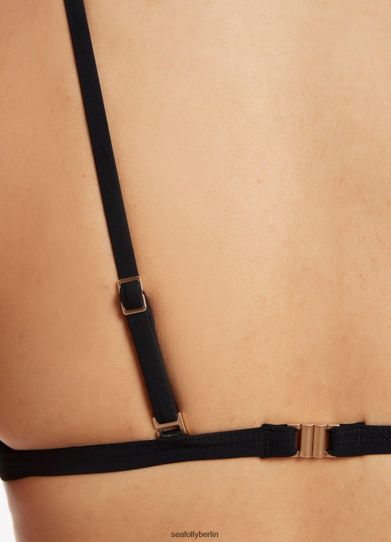 Badebekleidung Seafolly Jetset-Tri-Top Schwarz Frauen 6RVZTV293