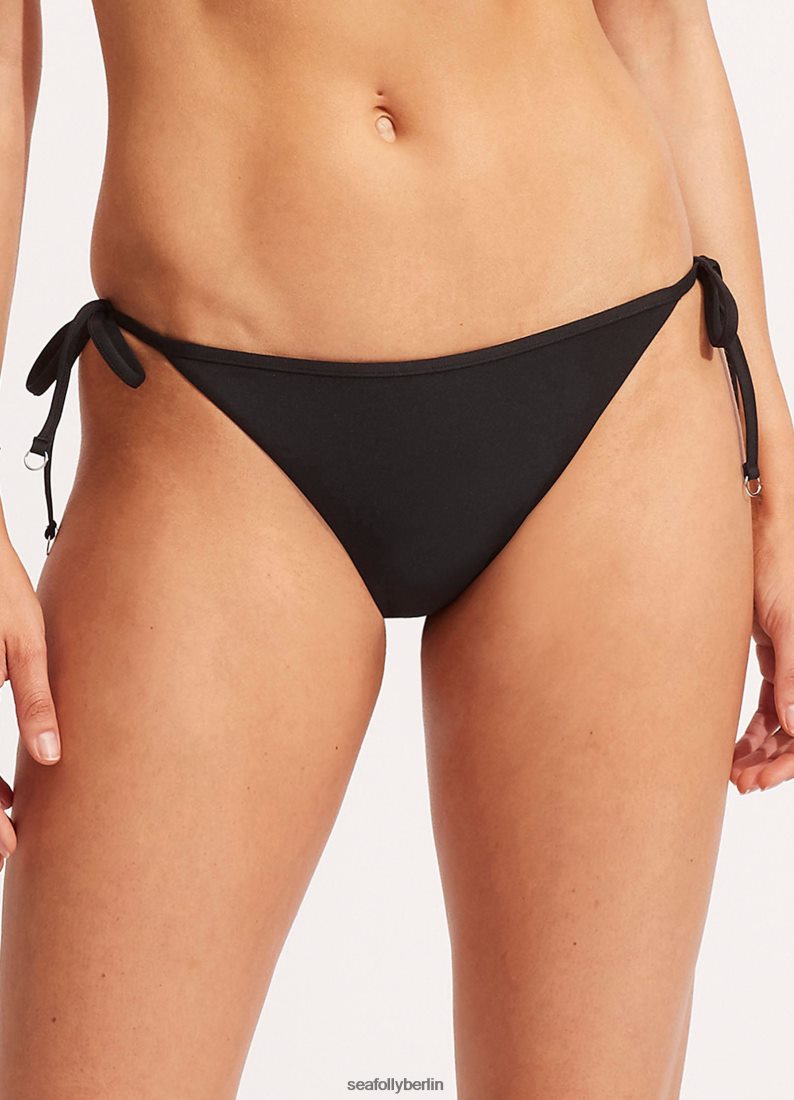 Badebekleidung Seafolly Kollektive Hipster-Krawattenseite Schwarz Frauen 6RVZTV225