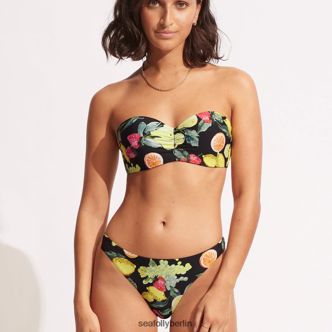 Badebekleidung Seafolly Lemoncello High Cut Rio Schwarz Frauen 6RVZTV584