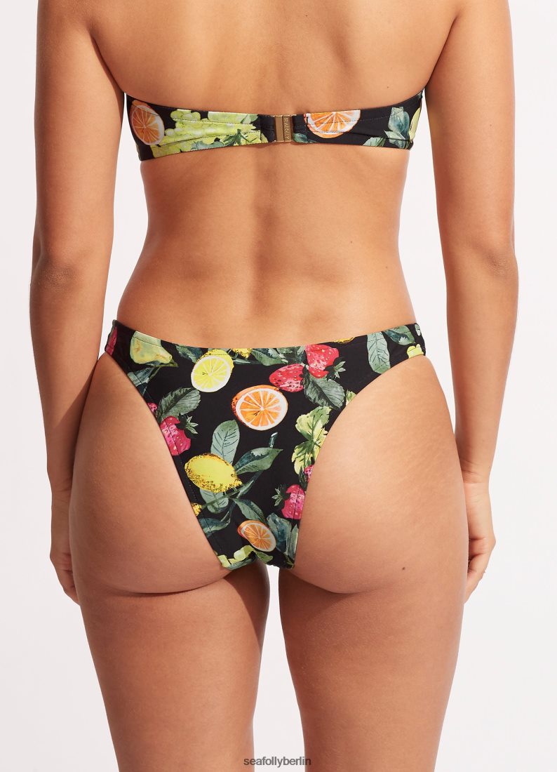 Badebekleidung Seafolly Lemoncello High Cut Rio Schwarz Frauen 6RVZTV584