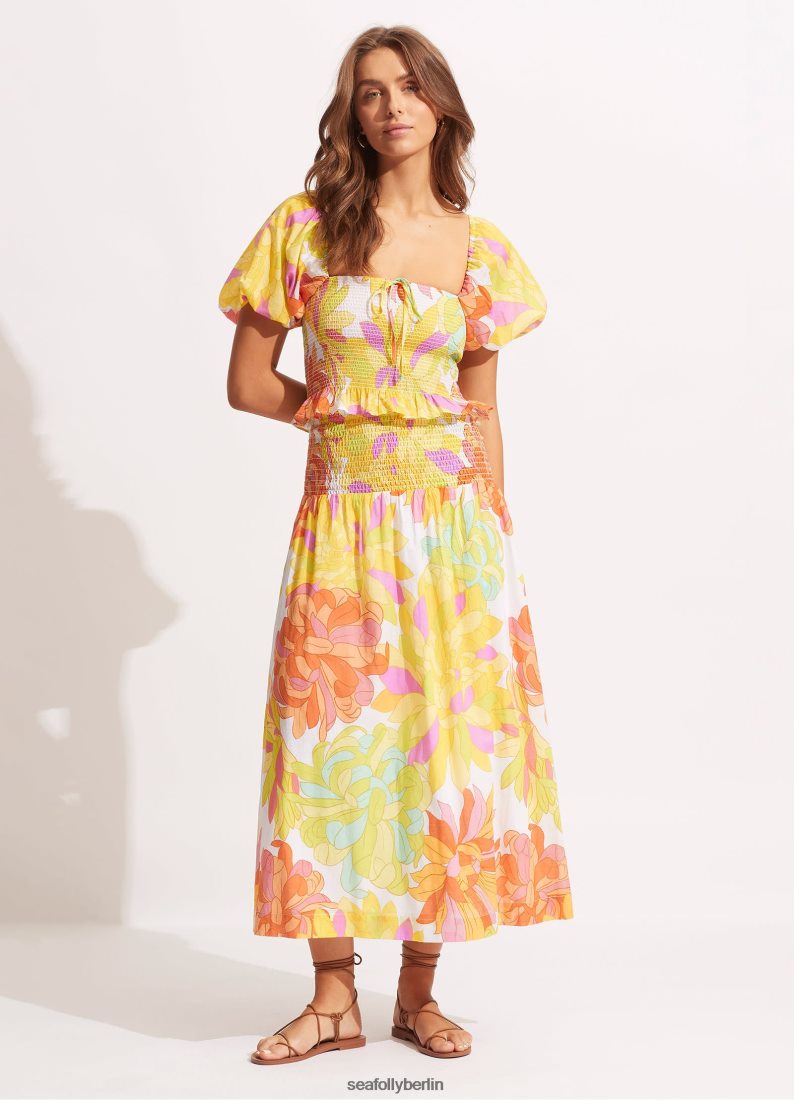 Badebekleidung Seafolly Palm Springs raffen TopKalk-Licht Rampenlicht Frauen 6RVZTV740