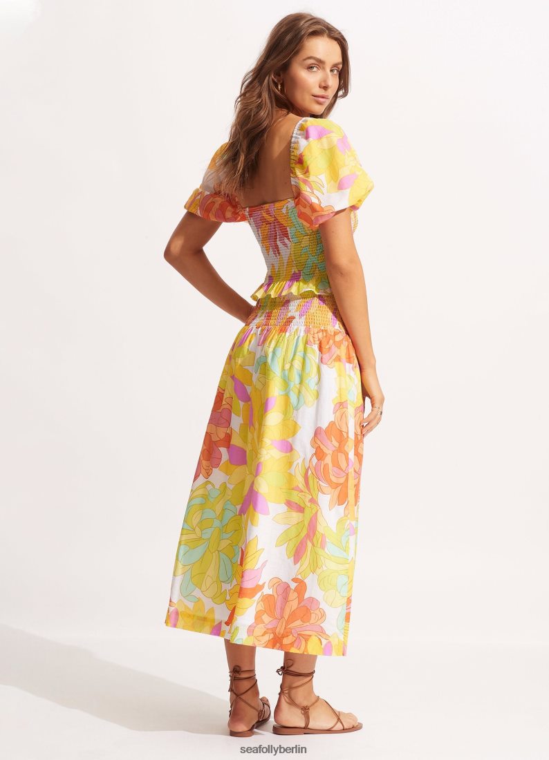 Badebekleidung Seafolly Palm Springs raffen TopKalk-Licht Rampenlicht Frauen 6RVZTV740