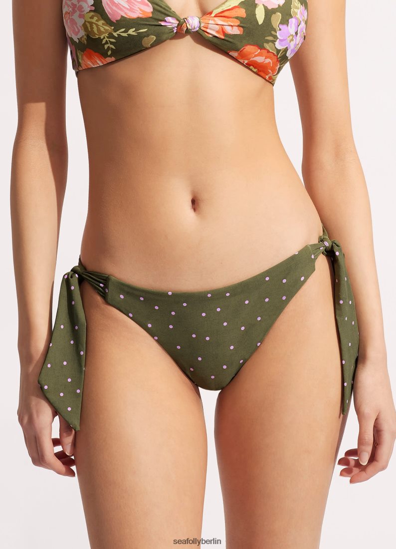 Badebekleidung Seafolly Paradiesgarten-Hipster-Krawatte Sideavocado-Spot Mode Frauen 6RVZTV598