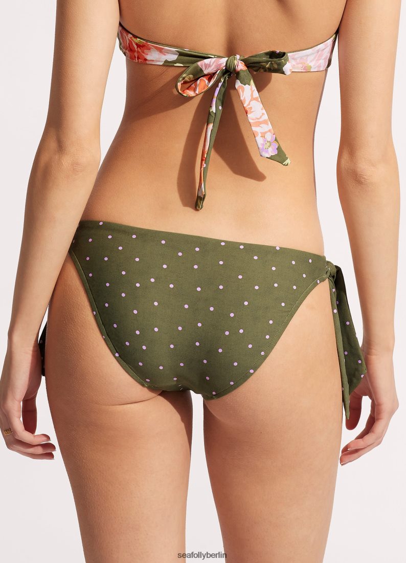 Badebekleidung Seafolly Paradiesgarten-Hipster-Krawatte Sideavocado-Spot Mode Frauen 6RVZTV598