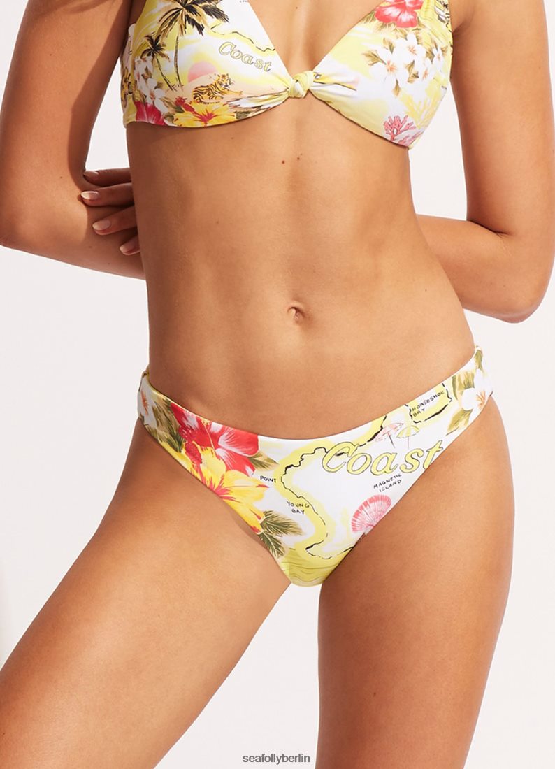 Badebekleidung Seafolly Wende-Hipster von Coast to Coast Wilde Linde Frauen 6RVZTV509