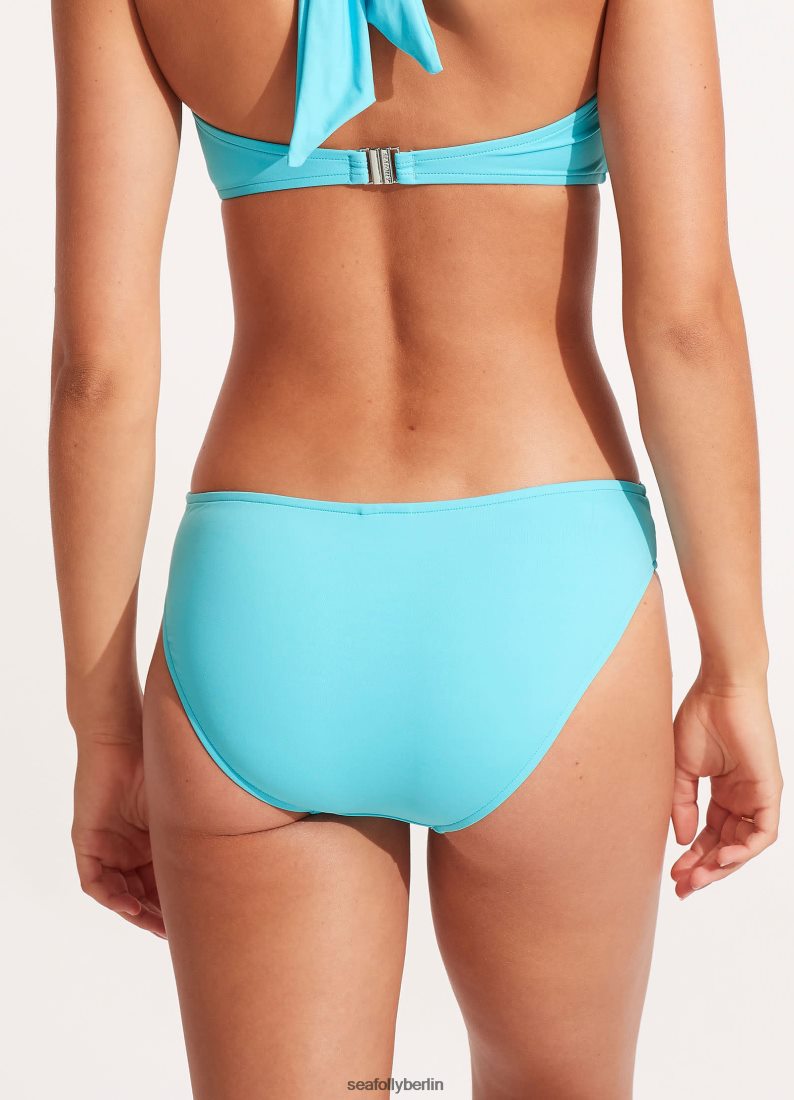 Badebekleidung Seafolly kollektiver Twist-Band-Hipster Aquamarin Frauen 6RVZTV242