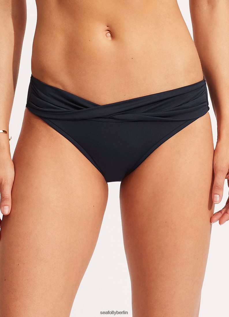 Badebekleidung Seafolly kollektiver Twist-Band-Hipster echte Marine Frauen 6RVZTV194