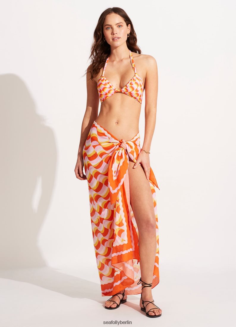 Badebekleidung Seafolly moderner Sarong Mandarin Frauen 6RVZTV725
