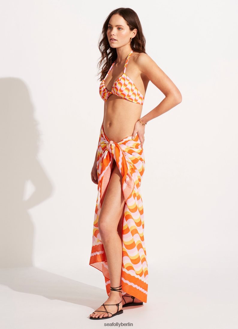 Badebekleidung Seafolly moderner Sarong Mandarin Frauen 6RVZTV725