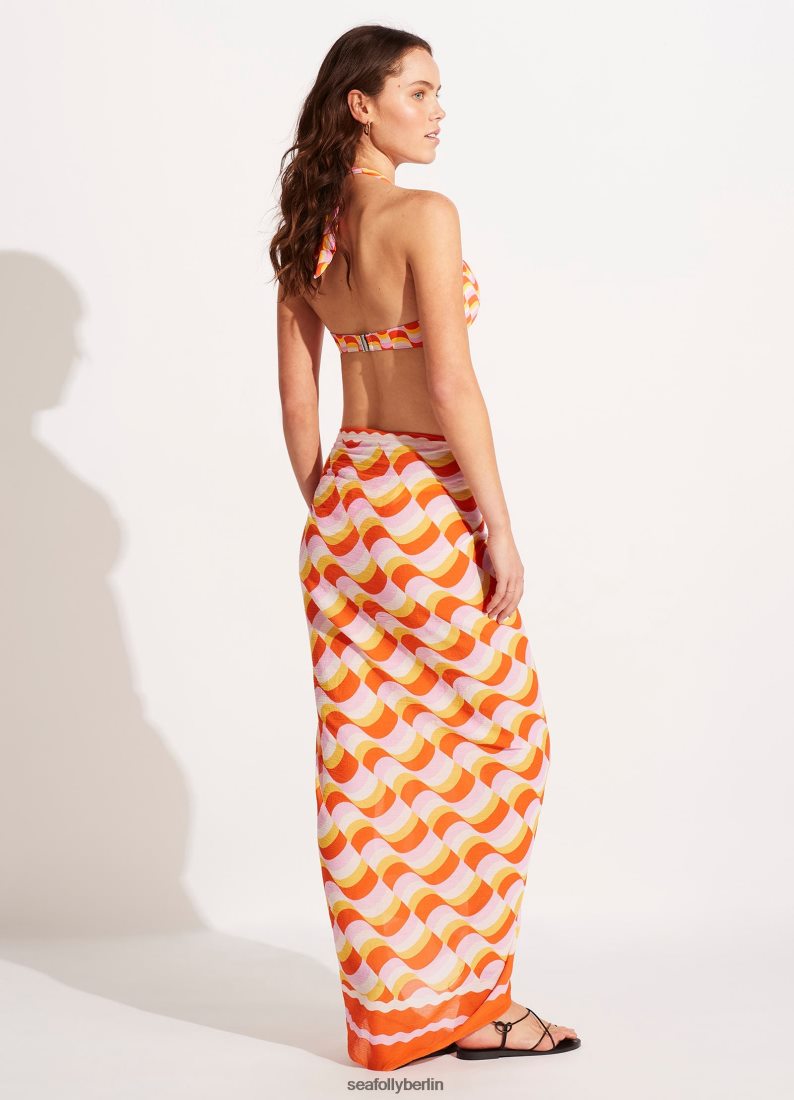 Badebekleidung Seafolly moderner Sarong Mandarin Frauen 6RVZTV725