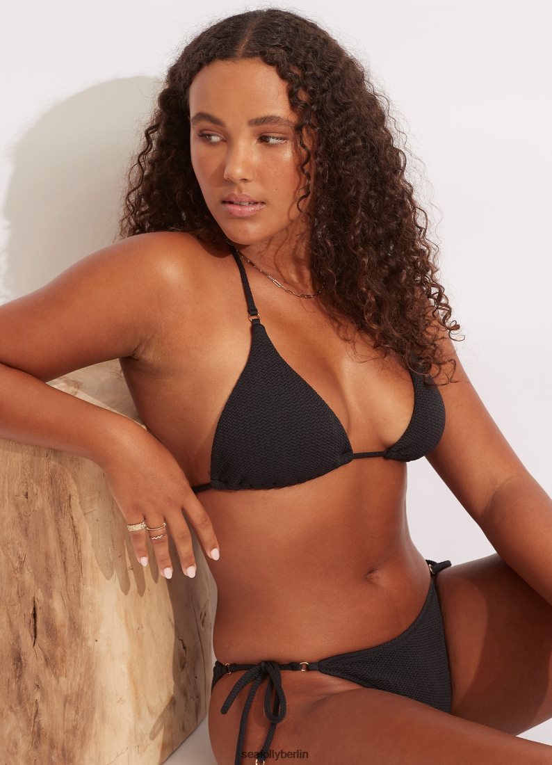 Badebekleidung Seafolly Meerestauchrutsche tri Schwarz Frauen 6RVZTV284