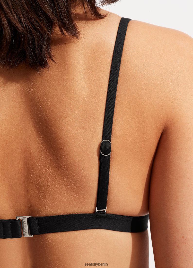 Badebekleidung Seafolly kollektives Langleinen-Tri Schwarz Frauen 6RVZTV239