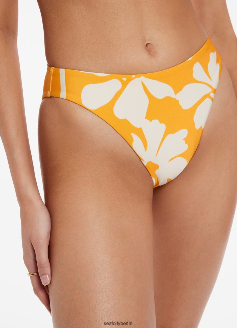 Badebekleidung Seafolly Emporio-Hose mit hohem Beinausschnitt Ringelblume Frauen 6RVZTV534
