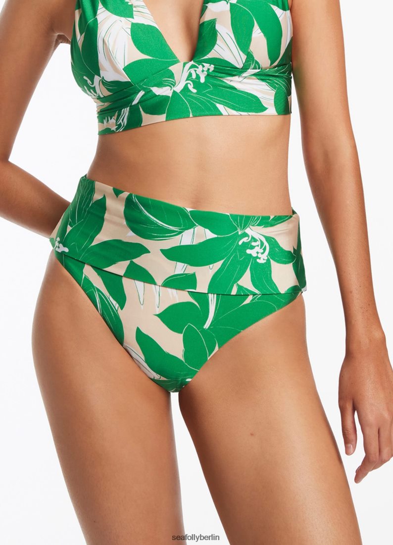 Badebekleidung Seafolly Florale Falthose Grün Frauen 6RVZTV387