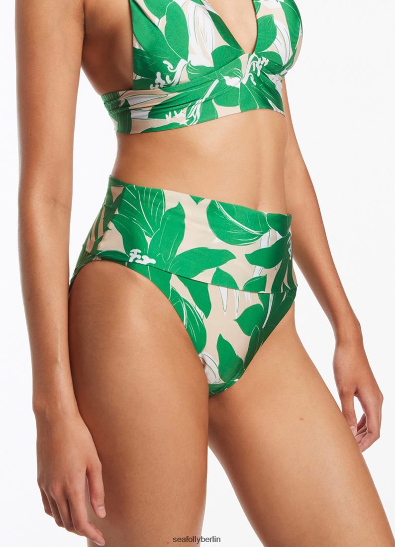 Badebekleidung Seafolly Florale Falthose Grün Frauen 6RVZTV387