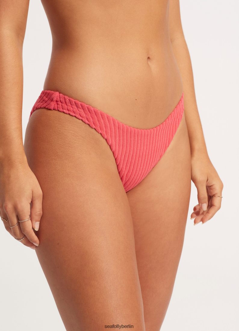 Badebekleidung Seafolly Havana-Hose mit hohem Schnitt sonnengeküsste Koralle Frauen 6RVZTV499