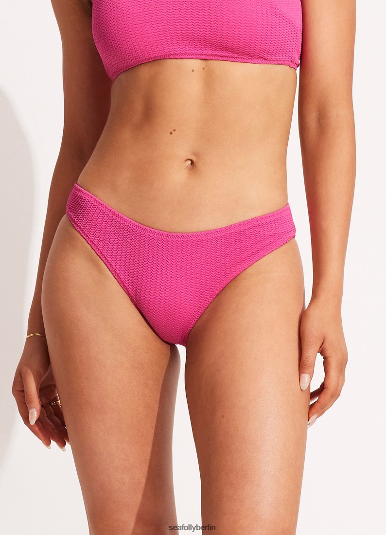 Badebekleidung Seafolly Hipster-Hose zum Tauchen im Meer Fuchsia-Rose Frauen 6RVZTV459