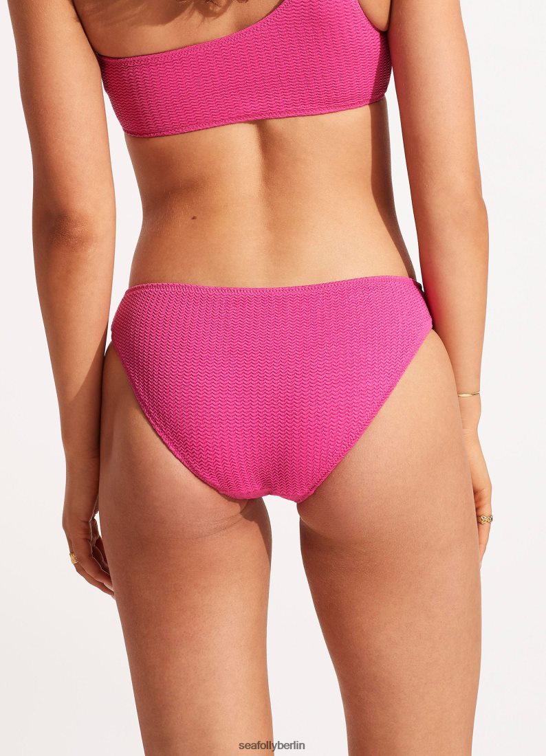 Badebekleidung Seafolly Hipster-Hose zum Tauchen im Meer Fuchsia-Rose Frauen 6RVZTV459