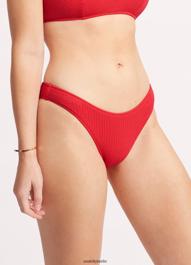 Badebekleidung Seafolly Hose mit hohem Schnitt für den Meerestauchgang Chili rot Frauen 6RVZTV283