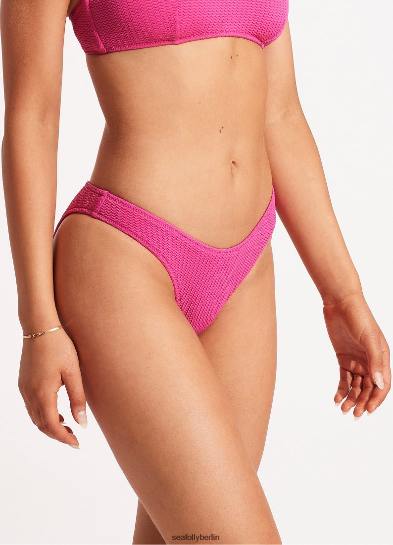 Badebekleidung Seafolly Hose mit hohem Schnitt für den Meerestauchgang Fuchsia-Rose Frauen 6RVZTV274